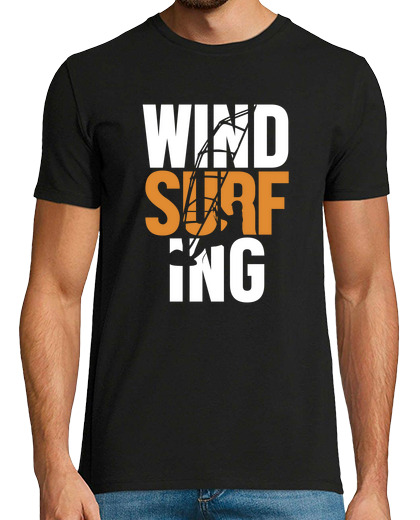 Image of windsurfing silhouette sailboarding surfer windsurfer