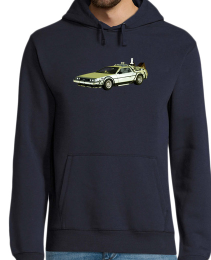 Sweat-shirt À Capuche Pour Homme delorean