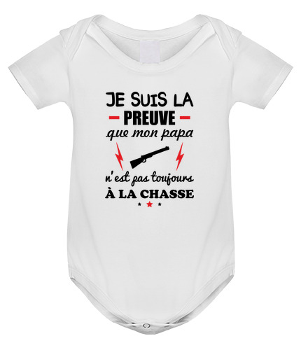 Body Bébé papa chasseur bébé cadeau de naissance