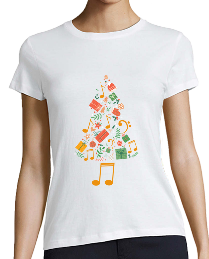 Image of christmas tree musician composer music