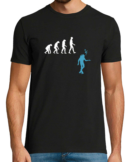 Image of diving evolution retro diver sport life vintage cool