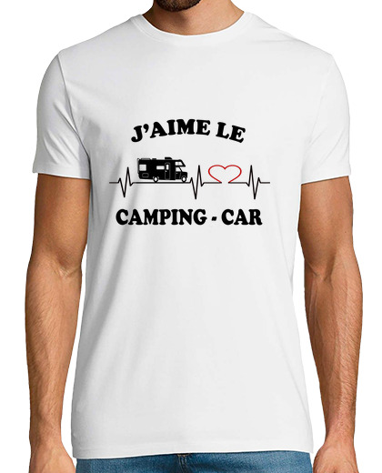 Image of i love camping car humor t-shirt