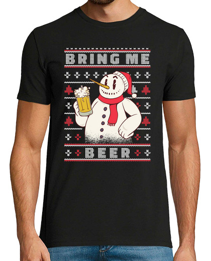 Image of beer snowman christmas party booze
