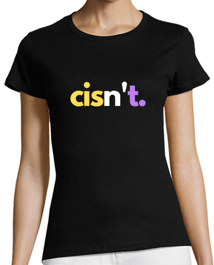 Image of cisnt non binary short manga lgbtq t shirt