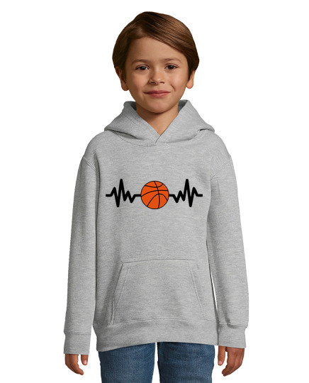 Sweat À Capuche Pour Enfant basketball is life,basket,basketball