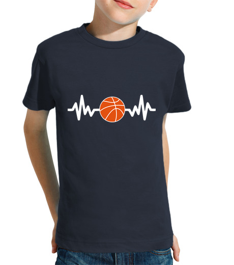 T-shirt bambino manica corta il basket è vita, basket, basket