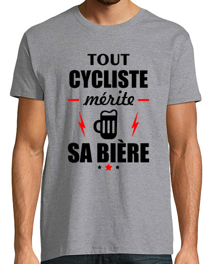 Image of cyclist cycling bicycle beer humor