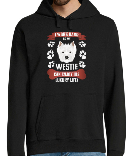 Sweat-shirt À Capuche Pour Homme profiter de la vie de luxe west highlan