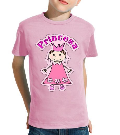 T-shirt bambino manica corta principessa cooltee. solo disponibile in tostadora