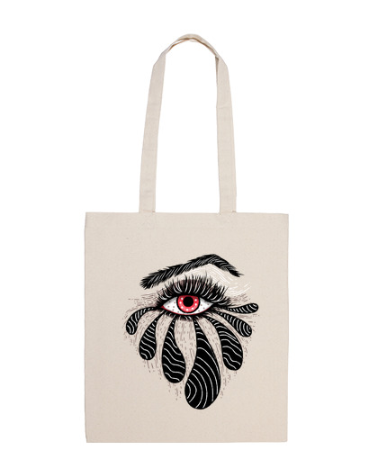Image of Red Eye With Black Tears