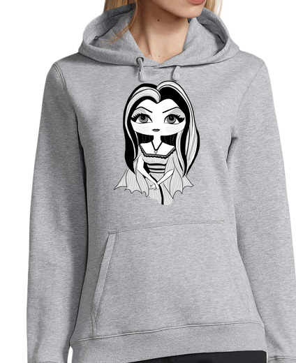 Sweat-shirt À Capuche Pour Femme sweat lily munster