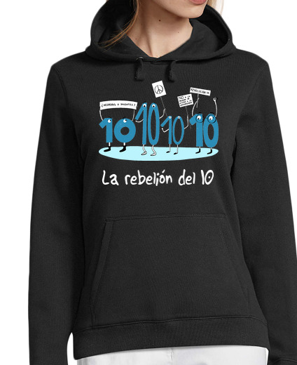 Sweat-shirt À Capuche Pour Femme la rébellion du 10