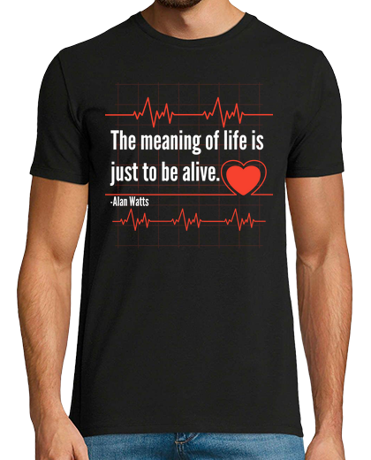 Image of the meaning of life is just to be alive alan watts