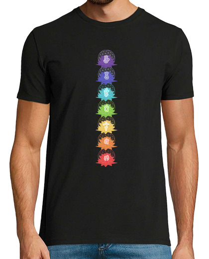 Image of flower of life lotus chakras for yoga