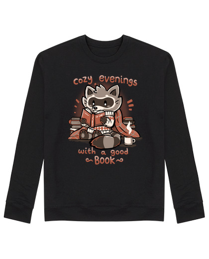 Sweat Unisexe soirées cosy avec un bon livre - sweatshirt