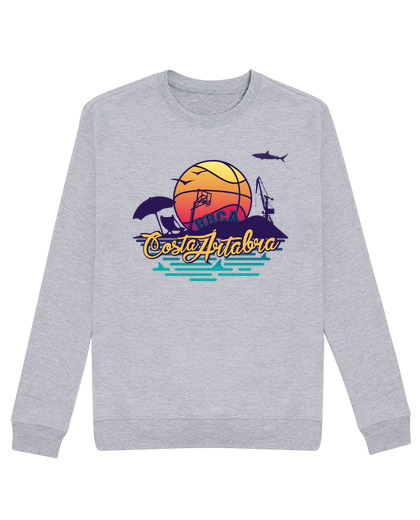 Sweat Unisexe playa grua bbca coucher de soleil