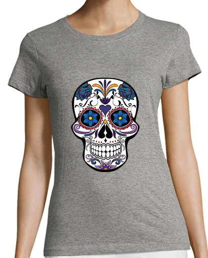 Image of day of the dead sugar skull dia de los