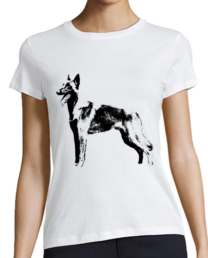 Tee Shirt Femme Classique Manches Courtes malinois