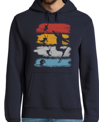 Sweat-shirt À Capuche Pour Homme Ski freestyle