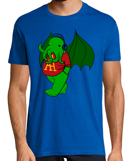 Image of t shirt -shirt - the arkham archives - cthulhu with helmets
