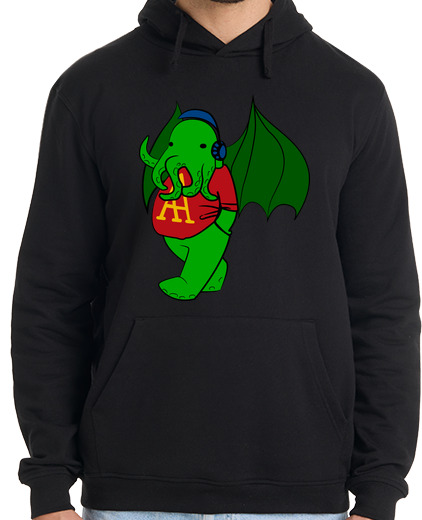 Image of sweatshirt - the arkham archives - cthulhu with helmets