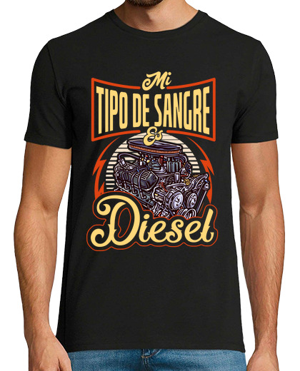 Image of my blood type is diesel driver trucker mechanic diesel engine