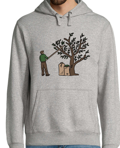 Sweat-shirt À Capuche Pour Homme cueillette des olives vare and o