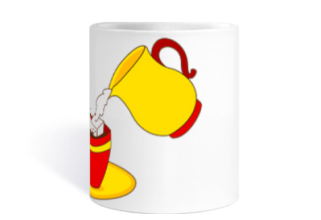 Image of cup of coffee with milk spanish style