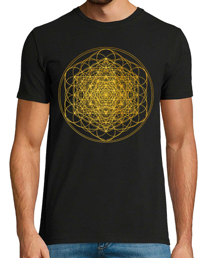 Image of sacred geometry gold metaphysical art