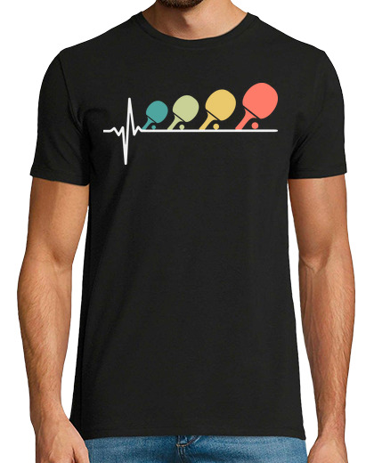 Image of table tennis heartbeat retro