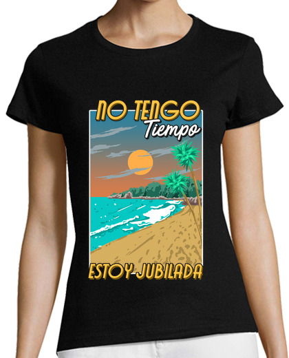 Image of i don't have time i'm retired on the beach retirement gift