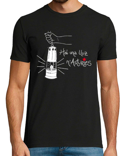 Image of t shirt hai una lluz n asturies, mónica jiménez art