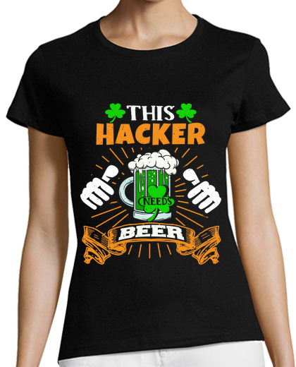 Image of this hacker needs beer saint patricks