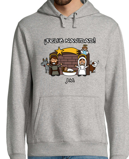 Sweat-shirt À Capuche Pour Homme Portail de Bethléem - Joyeux Noël