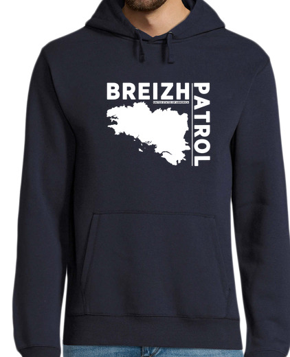 Sweat-shirt À Capuche Pour Homme Breizh Patrol - Sweat-shirt homme