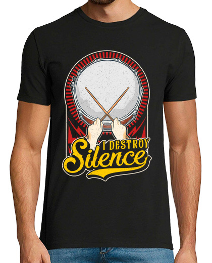 Image of i destroy silence drummer drum drums music rock heavy metal