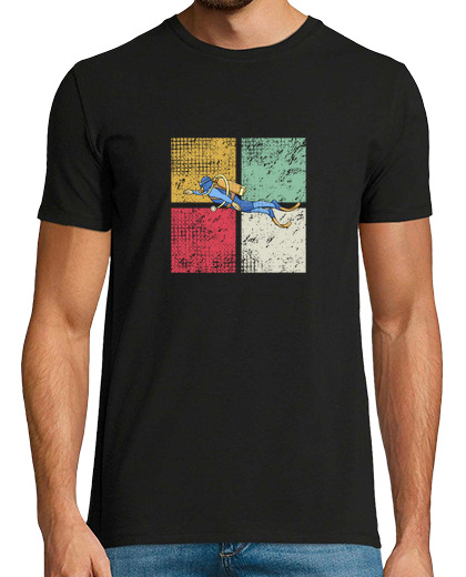 Image of Diver Diving Retro