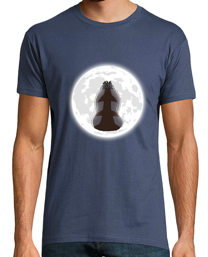 Image of yip yip into the moonlight mens shirt