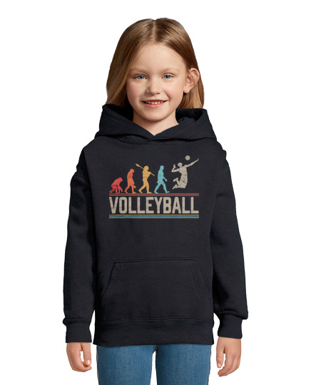 Sweat À Capuche Pour Enfant volley-ball évolution volley-ball volei