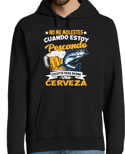 Sweat-shirt À Capuche Pour Homme Dichos Divertidos Pescador Pesca Y Cerv