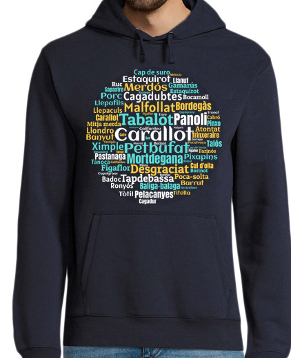 Sweat-shirt À Capuche Pour Homme insultes en catalan insultes renecs en català humour catalogne