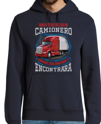 Sweat-shirt À Capuche Pour Homme chauffeur routier chauffeur de camion chauffeur de camion remorque ne vous impliquez pas camions d&#