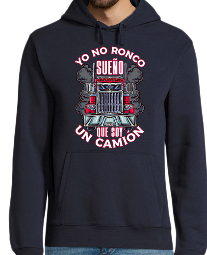 Sweat-shirt À Capuche Pour Homme papa camionneur, je ne ronfle pas, je rêve que suis chauffeur de camion