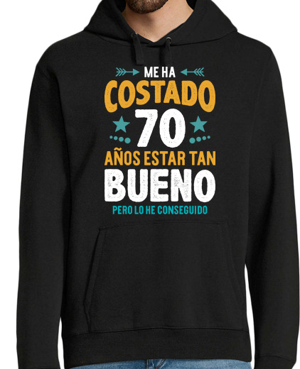 Sweat-shirt À Capuche Pour Homme il m'a fallu 70 ans pour être ce bon cadeau des 70 ans né en 1954