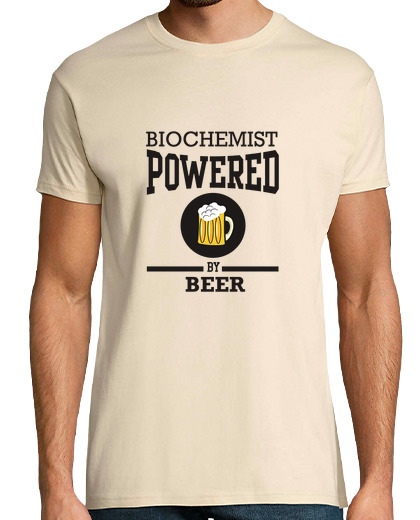 Image of biochemist power by beer