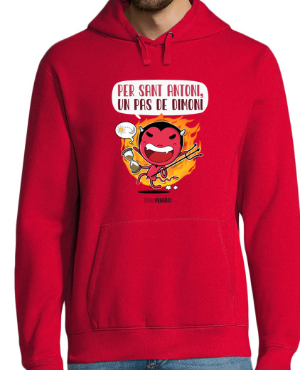 Sweat-shirt À Capuche Pour Homme per sant antoni un pays de démons