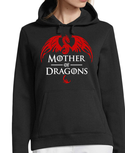 Sweat-shirt À Capuche Pour Femme mère des dragons jeu de trônes