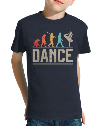 T-shirt bambino manica corta Breakdance Hip Hop Dancer Evolution