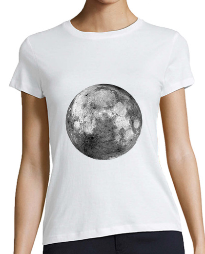 Tee Shirt Femme Classique Manches Courtes lune ♀