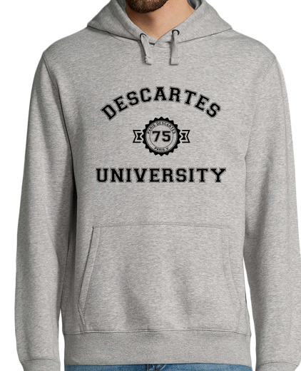 Sweat-shirt À Capuche Pour Homme Université Descartes